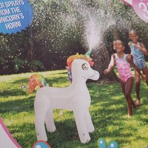 Inflatable Unicorn Sprinkler